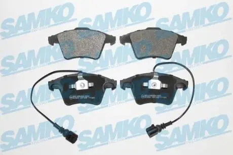5SP1285 Комплект тормозных колодок, дисковый тормоз SAMKO подбор по vin на Brocar
