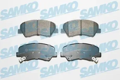 5SP1744 Комплект гальмівних колодок, дискове гальмо SAMKO підбір по vin на Brocar