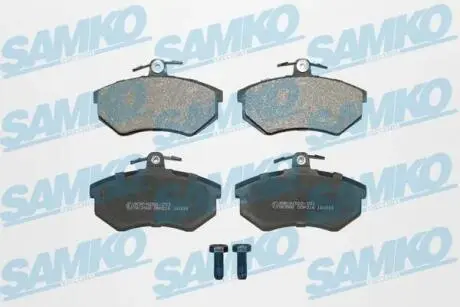 5SP216 Комплект гальмівних колодок, дискове гальмо SAMKO підбір по vin на Brocar