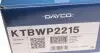 KTBWP2215 Комплект ГРМ + помпа Daewoo Lanos 1.4/1.5 97- DAYCO підбір по vin на Brocar