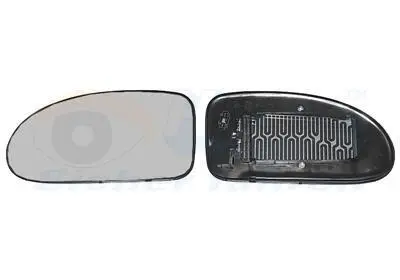 1858837 Дзеркальне скло, зовнішнє дзеркало VAN WEZEL підбір по vin на Brocar