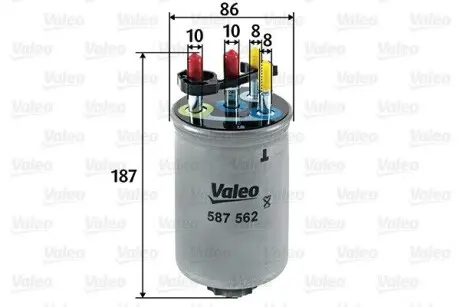 587562 Паливний фільтр VALEO підбір по vin на Brocar
