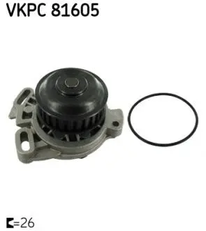 VKPC81605 Помпа воды Passat/AUDI 80/90/100 1,9-2,23i SKF підбір по vin на Brocar