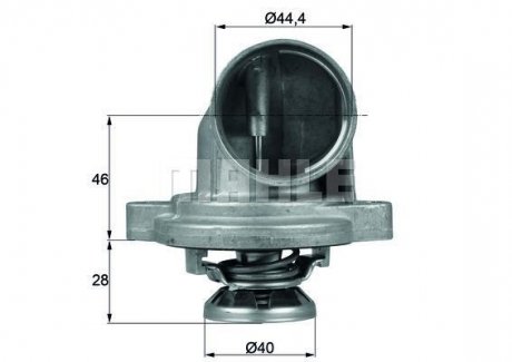 TI2380 TERMOSTAT MERCEDES BEHR підбір по vin на Brocar