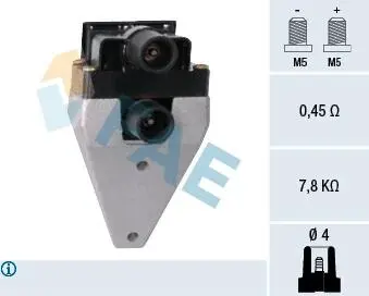 80212 Катушка зажигания FAE подбор по vin на Brocar