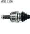 VKJC1158 Піввісь SKF підбір по vin на Brocar
