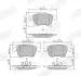 573674J Гальмівна колодка Ford Galaxy, Mondeo V, S-Max Ford Usa Fusion Lincoln Mkz 1.0-3.5 09.06- JURID підбір по vin на Brocar