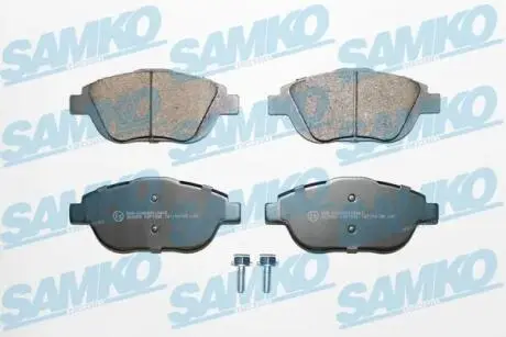 5SP1590 Комплект гальмівних колодок, дискове гальмо SAMKO підбір по vin на Brocar