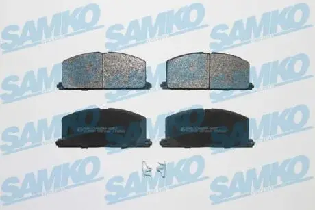 5SP268 Гальмівні колодки дискові перед.Toyota Camry/Carina/Celica/Corolla SAMKO підбір по vin на Brocar