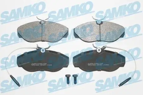 5SP493 Колодки ПЕР гальм SAMKO підбір по vin на Brocar