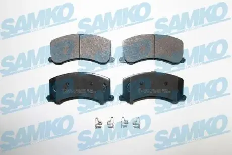 5SP665 Комплект тормозных колодок, дисковый тормоз SAMKO підбір по vin на Brocar