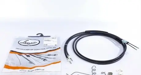 150218 Трос ручника (задній) Ford Connect 02- (+ABS) (висока база) (дисковий гальма) LINEX підбір по vin на Brocar