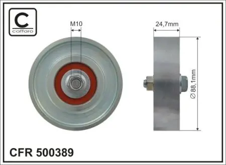 500389 Ролик CAFFARO підбір по vin на Brocar