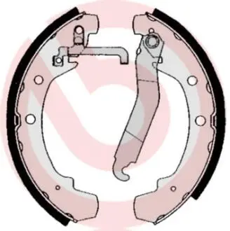 S85510 Гальмівні колодки (набір) BREMBO підбір по vin на Brocar