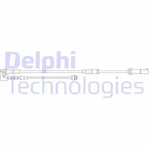 LZ0275 Датчик зносу, гальм.колодка DELPHI підбір по vin на Brocar