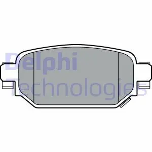 LP3393 Тормозные колодки, дисковые. DELPHI подбор по vin на Brocar