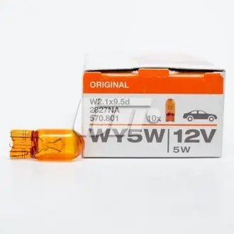 2827NA Автолампа Osram (WY5W 12V W2,1x9,5D) OSRAM підбір по vin на Brocar