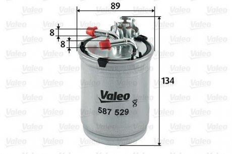 587529 Топливный фильтр VALEO подбор по vin на Brocar