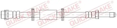 32826 Тормозной шланг QUICK BRAKE подбор по vin на Brocar