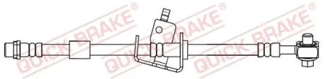 58855X Гальмівний шланг QUICK BRAKE підбір по vin на Brocar