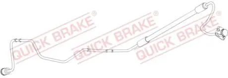 96013 Гальмівний шланг QUICK BRAKE підбір по vin на Brocar