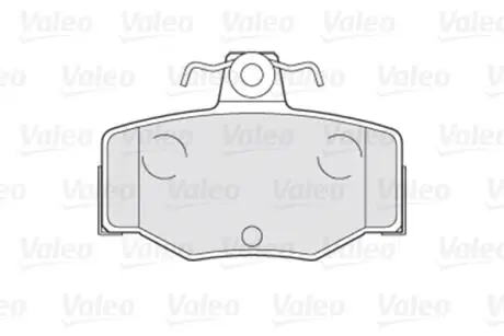 301057 Тормозные колодки дисковые NISSAN Almera(N16,V10)/Primera(P10,P11) 1,5-2,2 "R "90-06 VALEO подбор по vin на Brocar