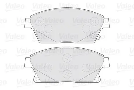 301070 Тормозные колодки дисковые CHEVROLET/OPEL Cruze/Orlando/Volt/Ampera/AstraJ/Zafira "1,3-2,0 "F "09>> VALEO подбор по vin на Brocar