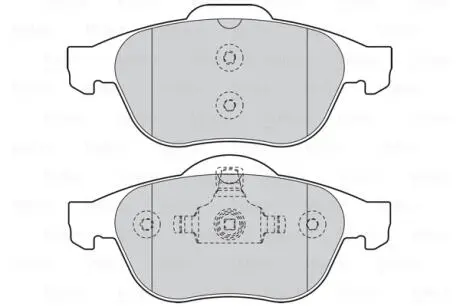 301566 Гальмівні колодки дискові RENAULT Laguna "1,6-2,2 "F "01>> VALEO підбір по vin на Brocar