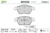 301635 Тормозные колодки дисковые VAG A1/A3/TT/Fabia/Octavia/Caddy/CC/Golf/Jetta/Passat &quot;1,0-3,6 &quot;F &quot;99&gt;&gt; VALEO підбір по vin на Brocar