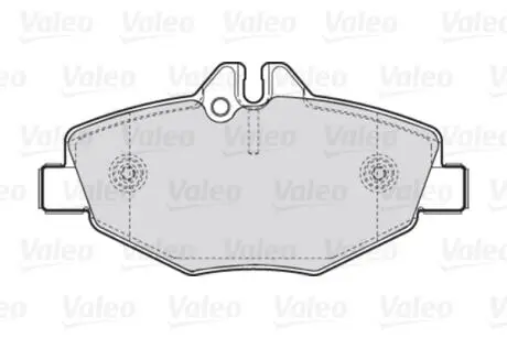 301638 Колодки гальмівні DB P. W211 02-09 VALEO підбір по vin на Brocar
