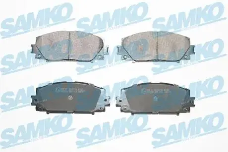 5SP1529 Комплект гальмівних колодок, дискове гальмо SAMKO підбір по vin на Brocar
