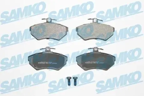 5SP718 Гальмівні колодки дискові перед. VW Golf/Vento 1.4-1.9D 91-97/Polo SAMKO підбір по vin на Brocar