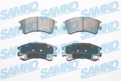 5SP878 КОЛОДКИ ТОРМОЗНЫЕ ДИСКОВЫЕ SAMKO подбор по vin на Brocar