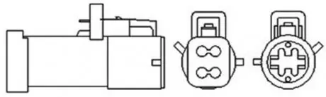 OSM070 Лямбда-зонд FORD 1,4/1,6 FOCUS/C-MAX MAGNETI MARELLI підбір по vin на Brocar