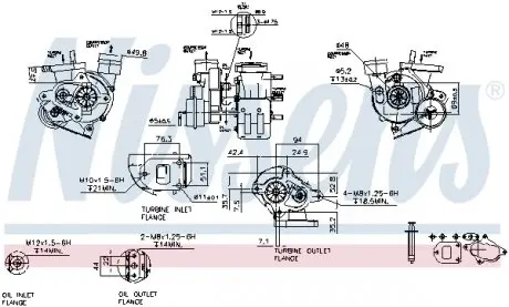 93027 Турбіна NISSENS підбір по vin на Brocar
