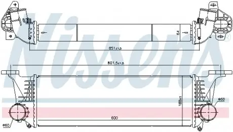 96246 Вентилятор (комплект) NISSENS подбор по vin на Brocar