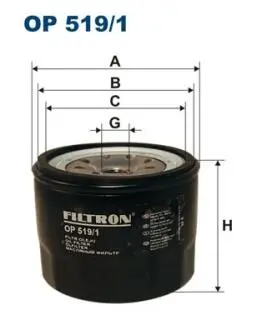 OP5191 Масляный фильтр FILTRON підбір по vin на Brocar