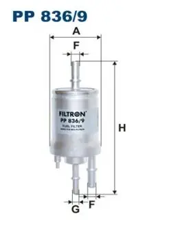 PP8369 Фільтр паливний FILTRON підбір по vin на Brocar