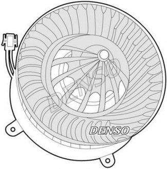 DEA17012 Вентилятор DENSO підбір по vin на Brocar