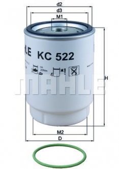 KC522D Паливний фільтр MAHLE / KNECHT підбір по vin на Brocar