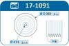 171091 Ремінний шків, колінчастий вал 17-1091 IJS GROUP IJS GROUP підбір по vin на Brocar