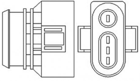 OSM047 Лямбда-зонд VW 2,4/2,8 PASSAT/A4/A6/A8 MAGNETI MARELLI подбор по vin на Brocar