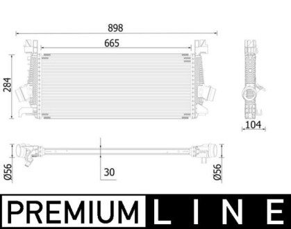 CI515000P INTERCOOLER OPEL MAHLE / KNECHT подбор по vin на Brocar