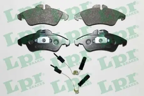 05P608A Комплект тормозных колодок, дисковый тормоз 05P608A LPR LPR подбор по vin на Brocar