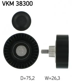 VKM38300 Паразитний / ведучий ролик, поліклиновий ремінь SKF підбір по vin на Brocar