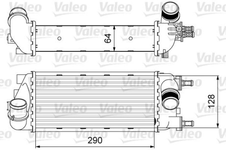 818585 INTERCOOLER FIAT VALEO подбор по vin на Brocar