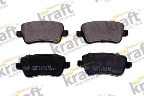 6013015 Комплект гальмівних колодок, дискове гальмо KRAFT підбір по vin на Brocar