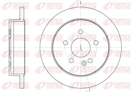 679900 Диск гальмівний REMSA підбір по vin на Brocar