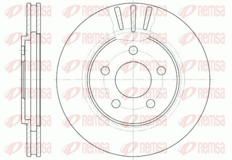 694710 Гальмівний диск REMSA підбір по vin на Brocar