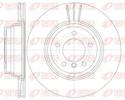 697510 Гальмівний диск REMSA підбір по vin на Brocar